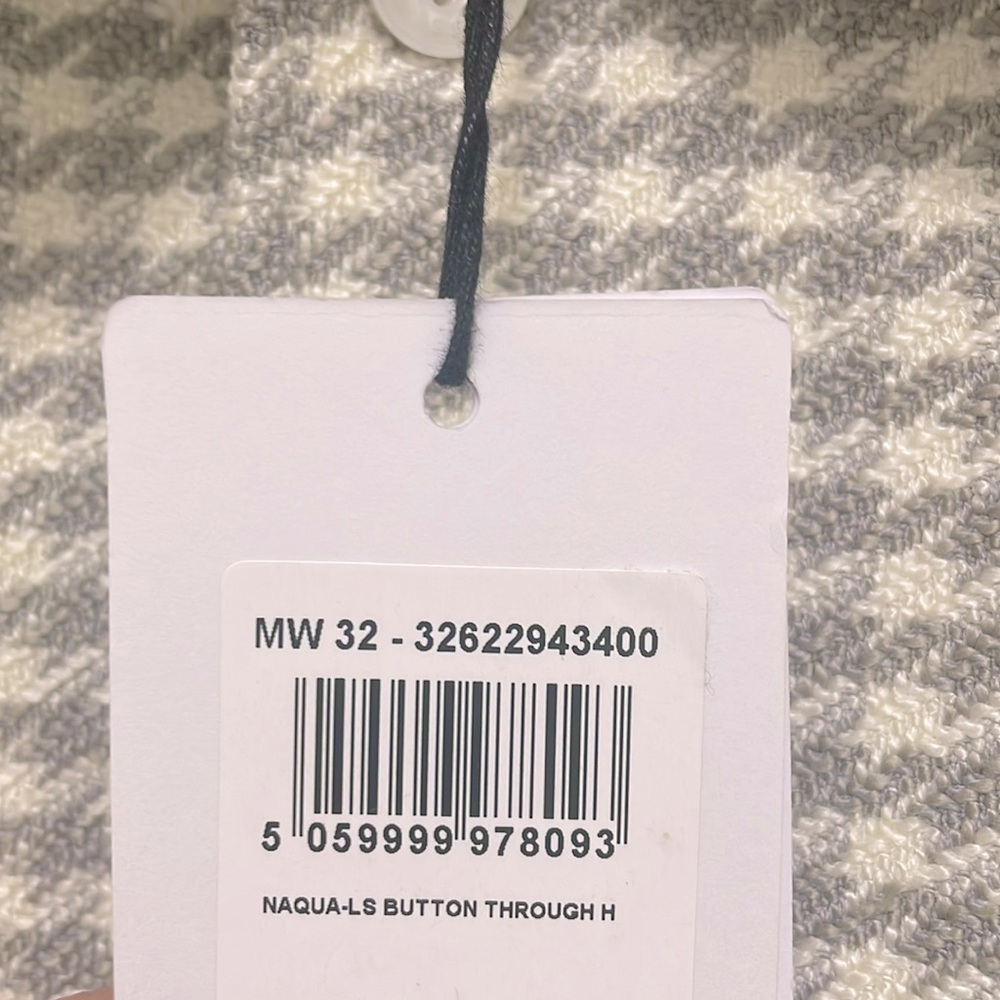 NWT REISS Naqua Dogtooth Twill Overshirt - Picture 11 of 12